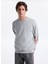 Bisiklet Yaka Gri Erkek Sweatshırt 12279677_JJGRADY Sweat Crew Neck 4
