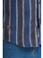 Erkek Dikine Çizgili Melanj Button Down Regular Fit Pamuk Polyester Gömlek 6