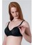 Kadın Siyah Kaplı Süngerli Lohusa Emzirme Sütyeni Wearmest 4950 1