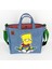 Bart Simpson Tasarım Büyük Boy Denim Tote Çanta 2