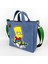 Bart Simpson Tasarım Büyük Boy Denim Tote Çanta 6