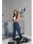 Arkadan Tokalı Jeans Pantolon 6