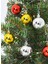 Yılbaşı Ağaç Süsü Çok Renkli Top Noel Süs 3 cm 12 Adet 1