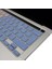 Macbook Pro M1-M2, 13INÇ (Touchbarlı) Klavye Kılıfı (Türkçe Q) A2289 A2251 A2338 A2141 Uyumlu R.powder Mavi Pembe 3
