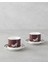 Feline New Bone China 4 Parça 2 Kişilik Çay Fincanı Takımı 230 ml Kahverengi 1