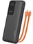 10.000 Mah 22.5W Süper Hızlı Kendinden Kablolu Powerbank Siyah PB-145 2