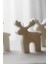 Beyaz Ren Geyiği Christmas Yılbaşı Mumu 2