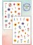 2'li Soft Çiçek ve Bitki Temalı Sticker Seti / Bullet Journal Scrapbook Kolaj Için Uygun 1