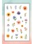 2'li Soft Çiçek ve Bitki Temalı Sticker Seti / Bullet Journal Scrapbook Kolaj Için Uygun 3