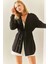 Kadın Uzun Kollu Bağcık Detay Hırka 1