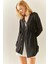 Kadın Uzun Kollu Bağcık Detay Hırka 2