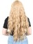 Perçemli Uzun Su Dalgası Fiber Sentetik Peruk- Balköpüğü 4