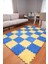 Peluş Kreş Halısı Anaokulu Puzzle Halı Japon Halı 50X50 2