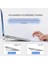 Metal 2 Adet 7mm 3m Yapışkanlı Katlanabilir Ultra Mini Laptop,2 Açılı Laptop Yükseltici Siyah 2