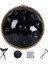 Harmonique Tambour Hand Pan 9 10 12 14 Notes Instrument De Percussion Professional Handpan En Acier Avec Sac De Voyage Décoration De String Et Malets Pour La Medit, Black, 10NOTES 1