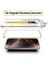 Premium iPhone 15/16 Uyumlu Tam Kaplayan Tozsuz Uygulama 9h Ekran Koruyucu Kırılmaz Temperli Cam 3