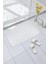 Mark Premium Serisi Banyo - Küvet Içi Kaydırmaz Vantuzlu Oluklu Desenli Diktördgen Paspas 67,5 x 34,5 Cm, Beyaz 2