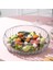 RYG7045 El Yapımı Büyük Boy Cam Salata Kasesi Şeffaf 23 cm 1