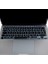 Macbook Air M1 13INÇ Klavye Koruyucu Kılıf Touchıd'li (Uk-Eu Ingilizce) A2337 A2179 ile Uyumlu Siyah 3