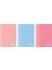 Colors A5 60 Yaprak Çizgili Defter 3'lü Paket, Somon, Pembe, Mavi 1