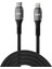 27W USB Type-C To Lightning iPhone iPad Örgülü Hızlı Şarj ve Data Kablosu 1 Metre 1