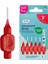 Tepe Interdental Fırça Orijinal, Diş Temizliği Için Yumuşak Diş Fırçası, 6&apos;lı Paket, 0,5 Mm, Ekstra Küçük/küçük Boşluklar, Kırmızı, Boyut 2 3