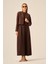 Kadın Ceket Elbise Takım Kahve 31210 1