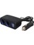 1638 12-24V Çift USB Girişli 120W 80 cm Kablolu 2'lı Araç Çakmak Çoklayıcı 3