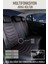 Citroen C4 Grand Picasso 3 Tekli Oto Koltuk Kılıfı Ön Arka Set Siyah Kırmızı Scr 2