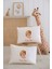 %100 Pamuk Isme Özel 2li Ekru Bebek Yastık Kılıfı 35X45 Cm-Ayda Ki Kız 1