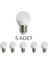 6 W E-27 Duy 3200K Günışığı Mini Top LED Ampul 5 Adet 1