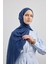 Organik Crash Şal Indigo 2