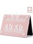 MacBook Air 13,6 ile Uyumlu M4 (A3240) M3 (A3113) M2 (A2681) 2022 2024 2025, Mac 13 Inç Case, Sert Plastik Koruyucu Kılıf + Klavye Koruması + Parlatma Bezi - Mat Pembe 4