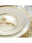 Porselen Bone Olympos 12 Kişilik 62 Parça Tek File Altın Yemek Takımı 1133921 BNOLY62YT1133921 2