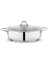 Schafer 1S2817-13001-INX05 Held Basık Çelik Tencere, Inox, 26 cm 1