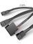 – 4 Pin Molex Fan Dağıtım Kablosu ((5,25 Inç) 12 V – 3 x 3 Pin Fiş 2 Kutuplu, 20-20-20CM) 4