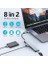 Home Çoklayıcı Adaptör 8 In 2 USB Type-C To USB A, USB C, Sd/tf Kart Okuyucu – MacBook ve Laptop Uyumlu Çok Portlu USB Hub Çoğaltıcı 5