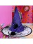 Hallowen cadı şapkası Mor DevÖrümcek Desenli 1