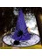 Hallowen cadı şapkası Mor DevÖrümcek Desenli 4