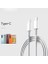 BX-UC02C 60W Type-C To Type-C Hızlı Şarj ve Data Kablosu 1.2 Metre Beyaz 4