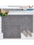 Soft Kağan 2'li Banyo Paspası - Gri - 60X100 cm + 50X60 cm 5