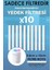 Nemlendirici Yedek Filtre, 10 Adet, 0.8 x 10 Cm, Beyaz 2