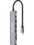 Fh8 Fulltech 7-In-1 Usb-C Hub 3xusb-A, 1xusb-C ve 1xhdmı ve Tf/sd Kard Girişli, Metalik USB Çoklayıcı 1