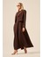 Kadın Ceket Elbise Takım Kahve 31210 2