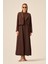 Kadın Ceket Elbise Takım Kahve 31210 5