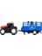 Toys 203734003, Massey Ferguson Taşıyıcı, Sesli ve Işıklı, Serbest Tekerlek, 1 Adet Hayvan Figürü, Hareketli Parçalar 3
