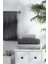 Home Sarmaşık Çift Renk Banyo Havlusu, 4'lü Paket 2 Parça (70X140),2 Parça (50X90) Yumuşak ve Emici, Kaliteli Günlük Kullanıma UYGUN%100 Pamuk Havlu (Antrasit-Gri) 4