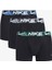 Dri Fit Ultra Stretch 3 Pack Micro 3 Lü Paket Kısa Boxer Siyah 3 Renk Bantlı 1