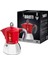 - Indüksiyon Kırmızı: 6 Cups Ocak Üstü Espresso Pişirici - 280ML - Alt Hazne: Dış Paslanmaz Çelik Iç - Patentli Valfi - Indüksiyon Ocak Türleri Için Uygundur 1