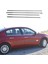 Renault Megane 2 Sedan 2004-2010 Krom Cam Çıtası 4 Kapı 4 Parça Paslanmaz Çelik 2